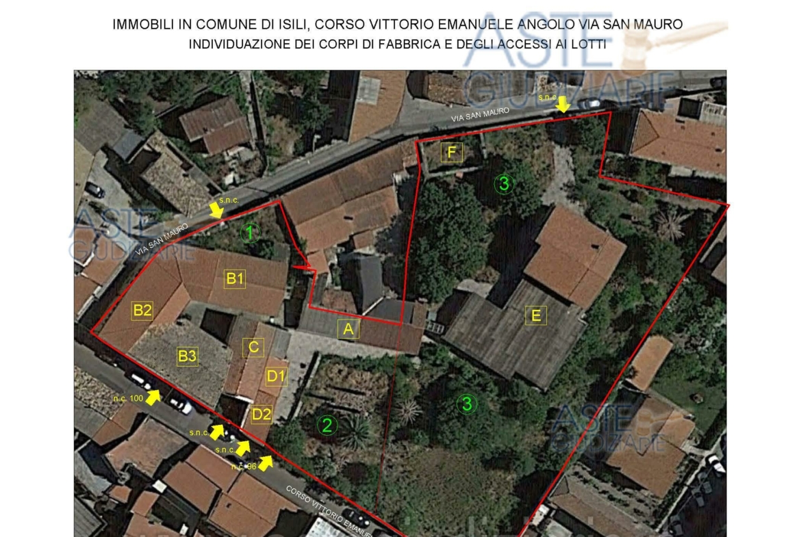 composto da piano seminterrato